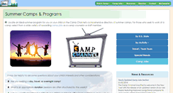 Desktop Screenshot of campchannel.com
